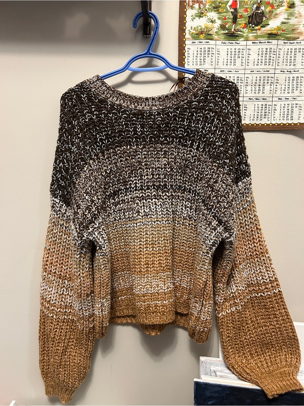 Tan knit sweater